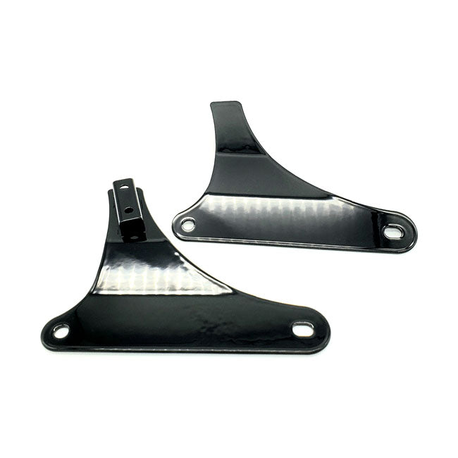 Rigid Sissy Bar Side Plates Black For 18-21 Softail FXBS Fat Bob