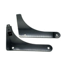 Rigid Sissy Bar Side Plates Black For 18-21 Softail FLSL Slim
