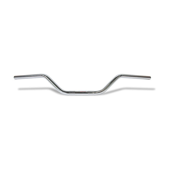 Tour Bar "Middle" 12cm High Chrome TUV Approved - 7/8 Inch