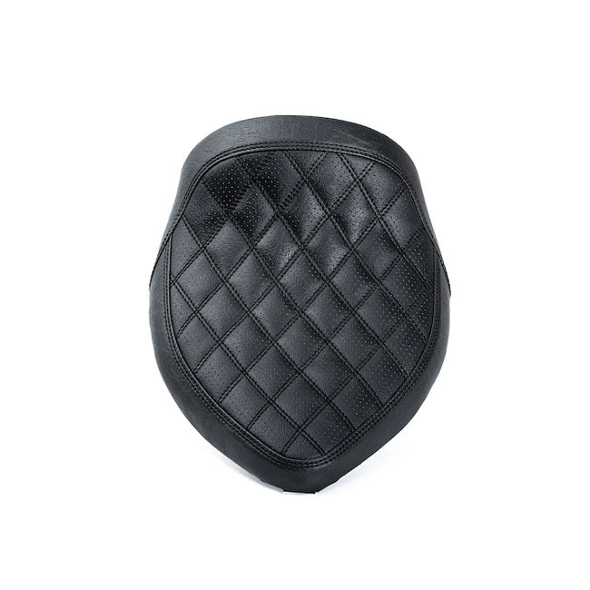 Diamond Solo Seat Short Oval Black For 13-17 FXSTB Breakout, 08-11 FXCW/C Rocker NU
