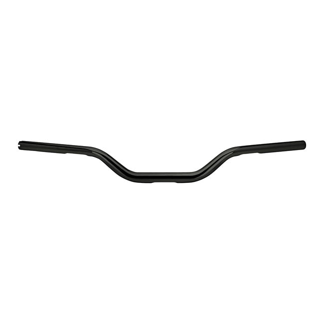 1 Inch Handlebar Tracker Mid O/S Black TUV Approved Fits 08-21 H-D E-Throttle With 1-1/8" Risers