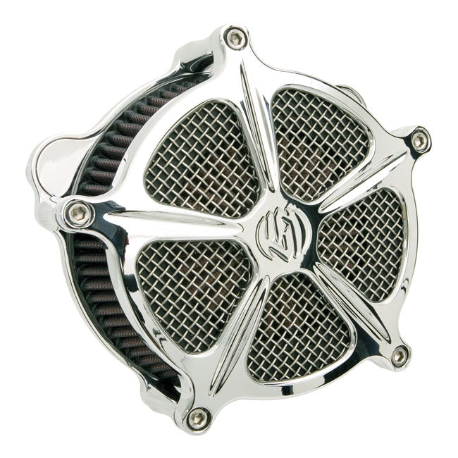 Venturi Air Cleaner Kit Speed-5 Chrome For 16-17 Softail