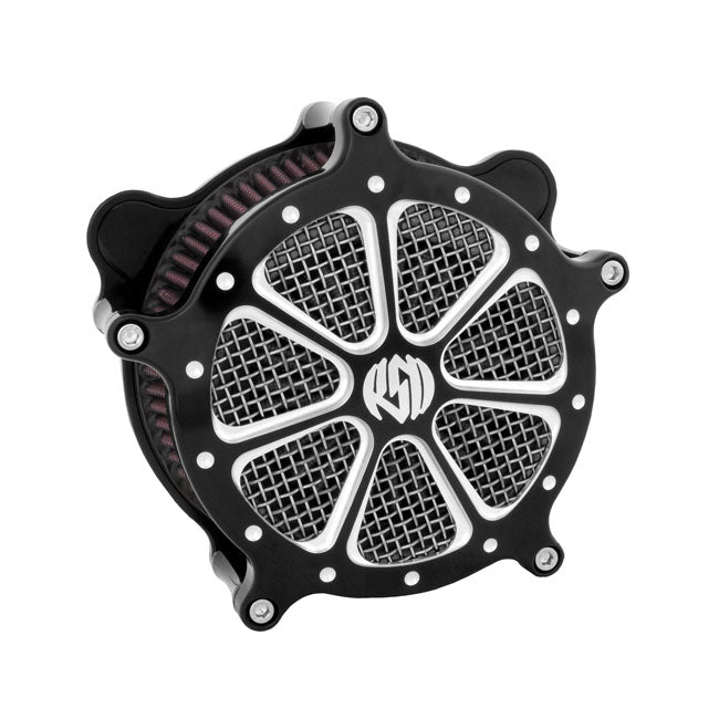 Venturi Air Cleaner Kit Speed 7 Black CC For 93-06 All B.T.