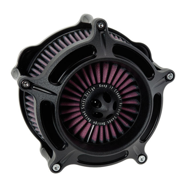 Turbine Air Cleaner Kit Black Ops For 16-17 Softail