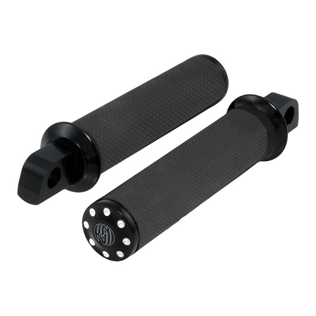 Tracker Foot Pegs Black Contrast Cut