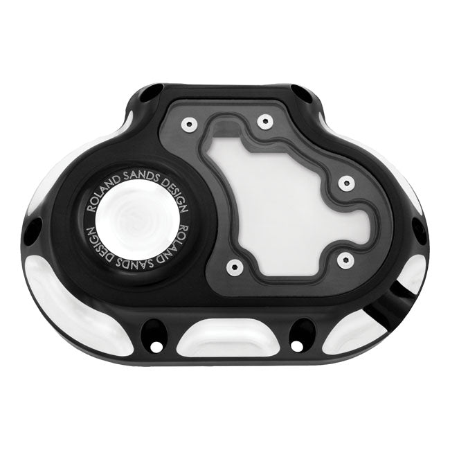 Transmission End Cover Clarity Cable Clutch Contrast Cut For 06-17 Dyna