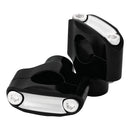 2 Bolt Nostalgia Risers Black Contrast Cut - 1.5 x 1 Inch