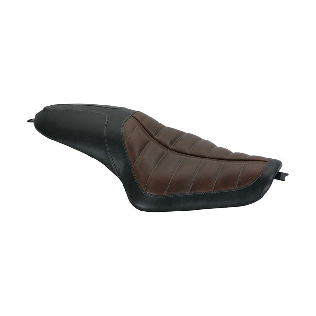 2-Up Enzo Seat Black / Brown For 04-21 XL