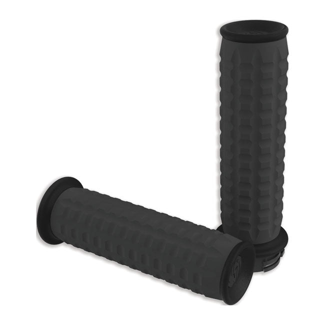 Grips Billet Traction Black Ops For 08-21 H-D With E-throttle Excl. 18-21 FLTRXSE