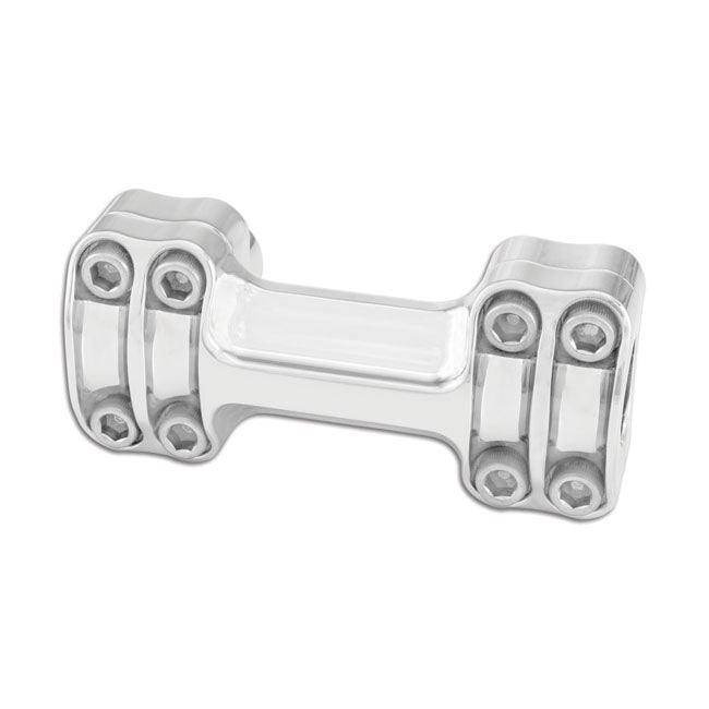 Nostalgia One-Piece 4-Bolt Riser Chrome - 1.5" Rise