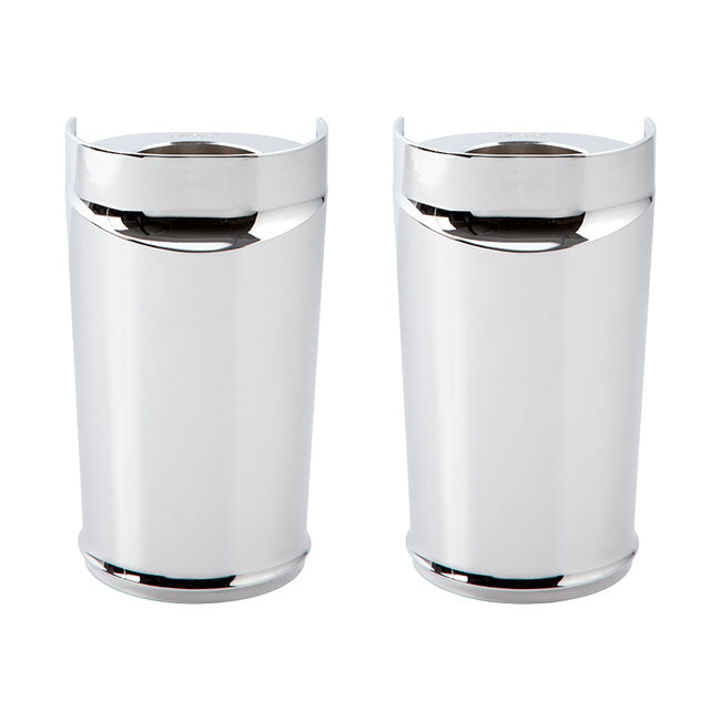 Fork Boots Smooth Chrome For 86-13 All Touring (NU)