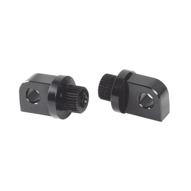 Footpeg Mount For Ness MX Pegs H-D Male Mount Black