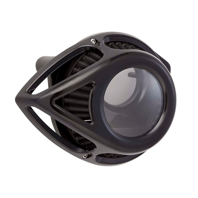 Clear Tear Air Cleaner Assembly Black For 16-17 Softail