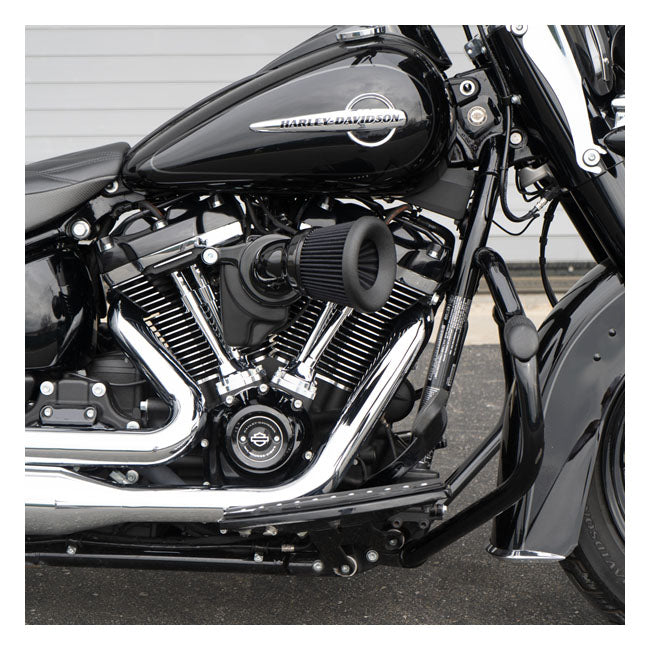 Velocity 65 Degree Air Cleaner Kit Black For Delphi Inj.: 01-15 Softail