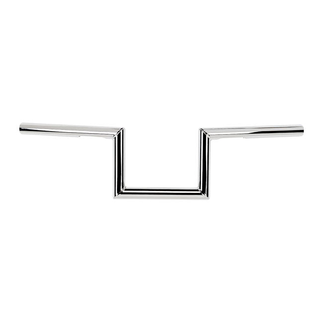 1 Inch Zed Handlebar Chrome TUV Approved Fits 82-21 H-D With 1" ID Risers