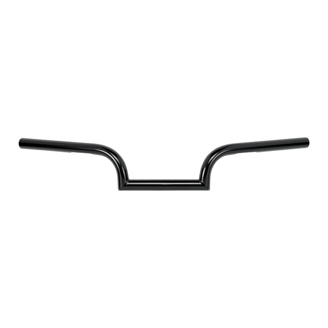 Mustache Handlebar Black TUV Approved Fits 82-20 H-D (Excl. 08-20 E-Throttle