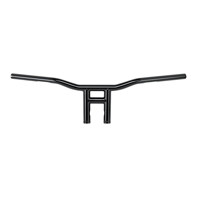 Tyson XL Handlebar 8 Inch Black TUV Approved Fits 08-21 H-D E-Throttle With 3-1/2" Mount Bolt Spacing