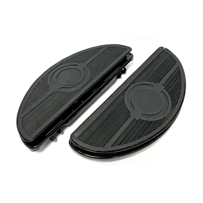 Oval Early Style Floorboards With Dampers Black