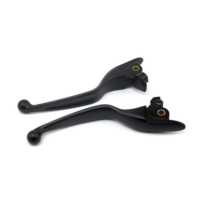 Handlebar Lever Kit Wide Blade Black For Hydraulic Operated Clutch - 17-20 Touring