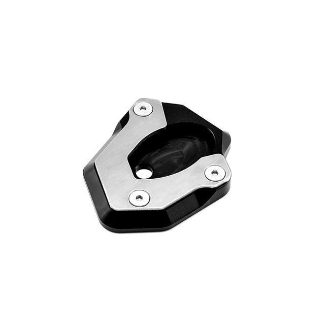 Sidestand Foot Black For Kawasaki: 12-18 Versys 1000 / 15-19 Z 1000 SX / 17-21 Z 650 / 17-21 Z 900 / 18-21 Z 900 RS