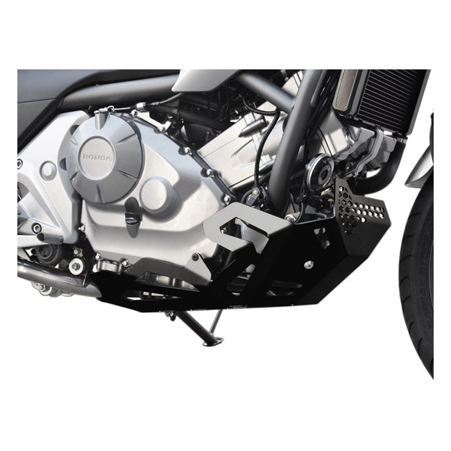 Engine Guard Black For Honda: 12-14 NC 700 / 12-14 NC 700 S / 12-14 NC 700X / 14-20 NC 750 S / 16-20 750 X