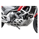 Engine Guard Silver For Honda: 13-16 NC 700 S/X DCT / 14-20 750 DCT / 14-20 750 S/X DCT