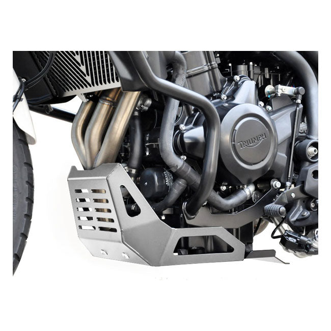 Engine Guard Silver For Triumph: 10-18 Tiger 800 / XC