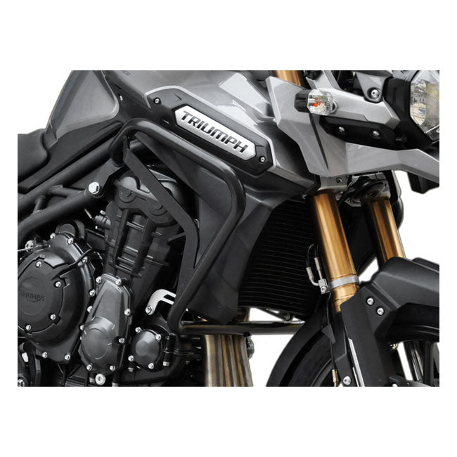 Crash Bar Black For Triumph: 12-16 Tiger Explorer 1200