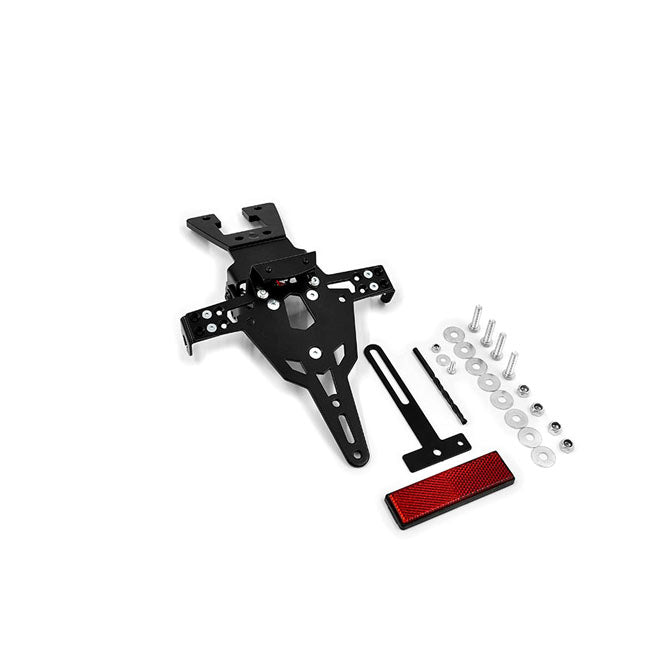 License Plate Bracket Pro Black For Honda: 08-17 CB 1000 R