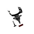 License Plate Bracket Pro Black For Honda: 13-17 CBR 600 RR
