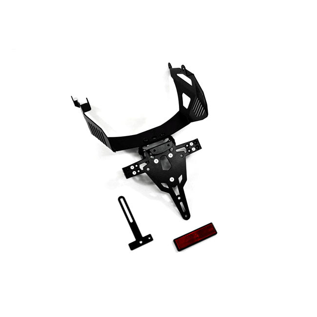 License Plate Bracket Pro Black For Honda: 13-17 CBR 600 RR