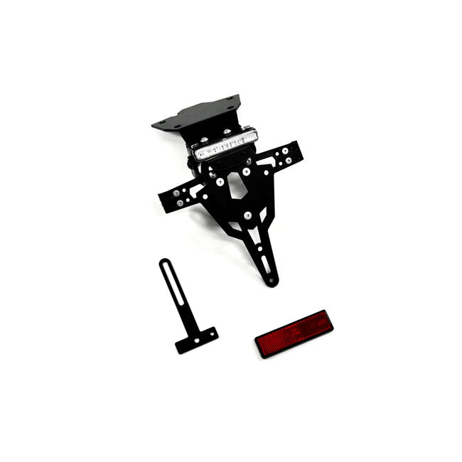 License Plate Bracket Pro Black For Honda: 12-15 NC 700 / 14-15 NC 750 S / X