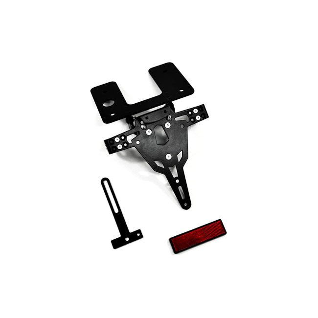 License Plate Bracket Pro Black For Kawasaki: 09-11 ER-6 n / ER-6 f