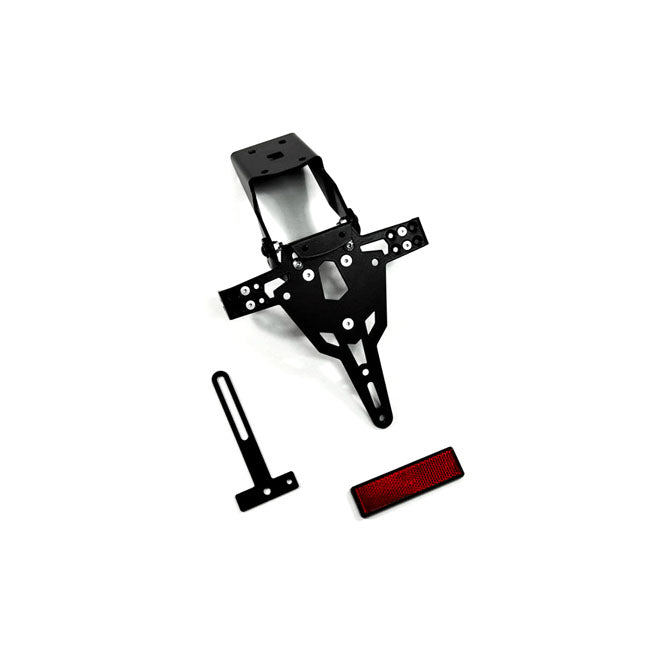 License Plate Bracket Pro Black For Kawasaki: 14-18 Z1000