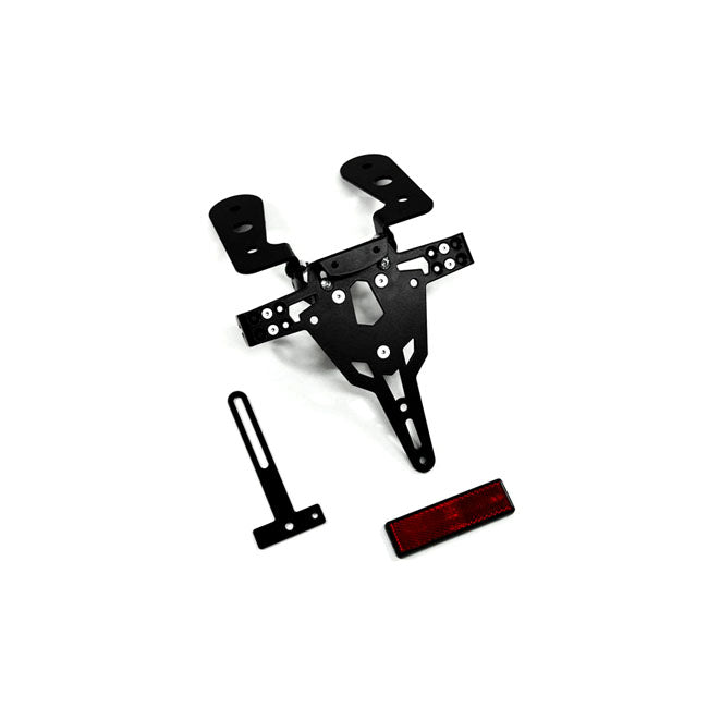 License Plate Bracket Pro Black For Kawasaki: 06-07 ZX-10R