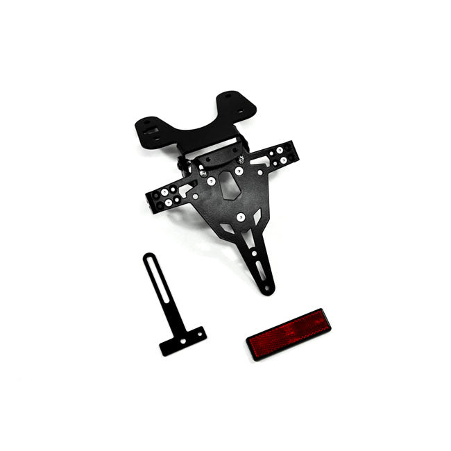License Plate Bracket Pro Black For Kawasaki: 08-10 ZX-10R / 09-12 ZX6R