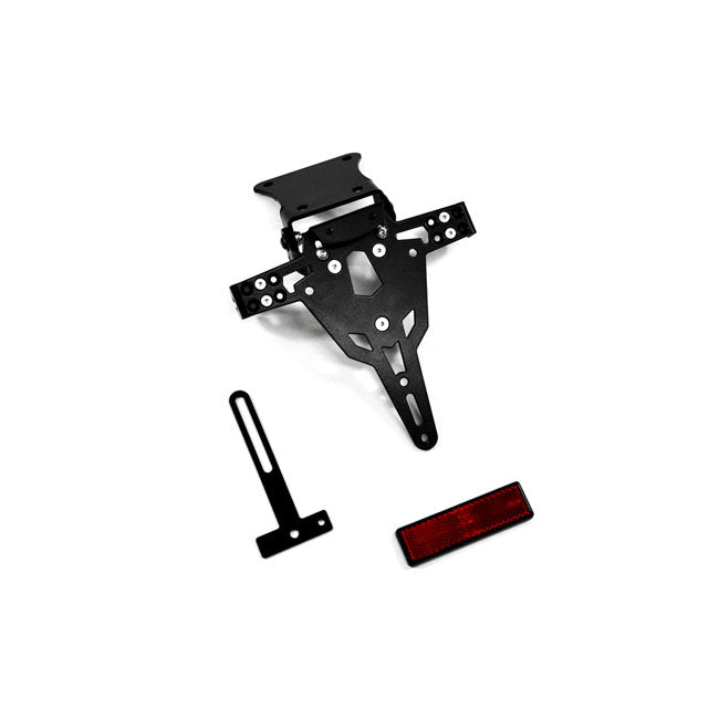 License Plate Bracket Pro Black For Kawasaki: 07-08 ZX-6R