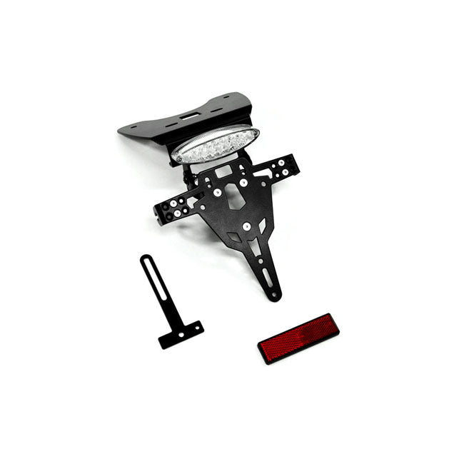 License Plate Bracket Pro Black For Suzuki: 07-12 GSX 1300 B-King