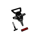 License Plate Bracket Pro Black For Suzuki: 03-04 GSX-R 1000