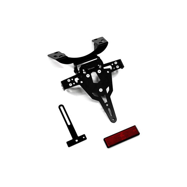 License Plate Bracket Pro Black For Suzuki: 05-06 GSX-R 1000