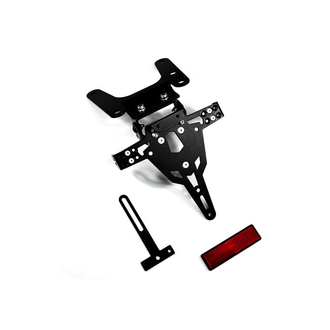 License Plate Bracket Pro Black For Suzuki: 06-07 GSX-R 600 / 750