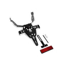 License Plate Bracket Pro Black For Triumph: 06-12 Daytona 675 / R