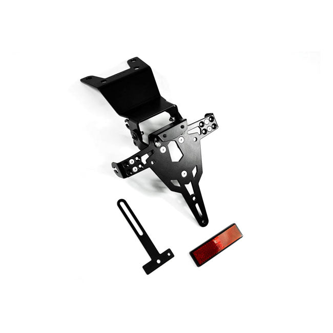 License Plate Bracket Pro Black For Triumph: 11-15 Speed Triple 1050/R