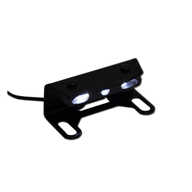 License Plate Bracket Pro Black For Triumph: 07-12 StreetTriple 675