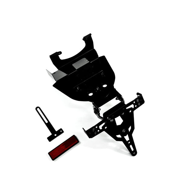 License Plate Bracket Pro Black For Triumph: 07-12 StreetTriple 675