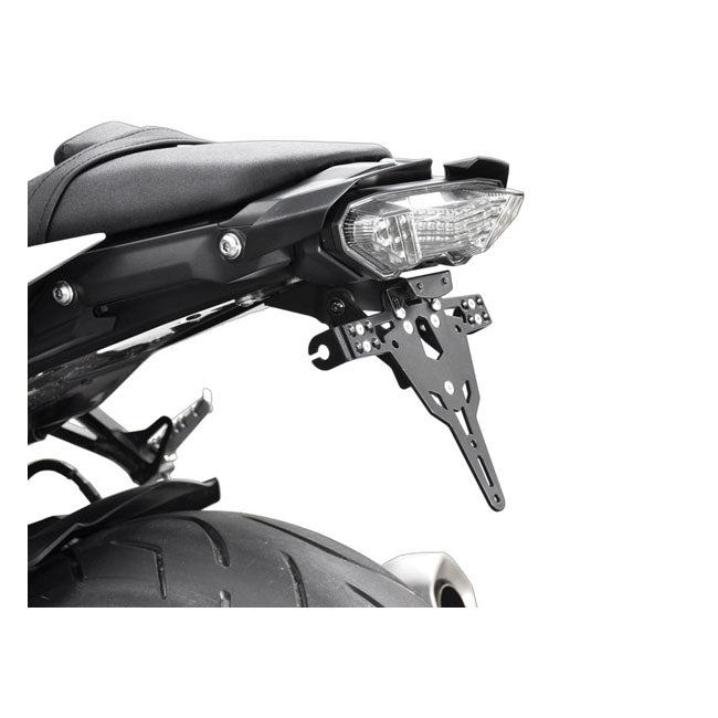 License Plate Bracket Pro Black For Yamaha: 16-18 MT-10