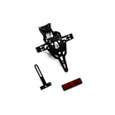 License Plate Bracket Pro Black For Yamaha: 15-18 YZF-R1