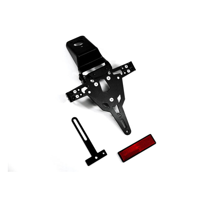 License Plate Bracket Pro Black For Yamaha: 09-14 YZF-R1