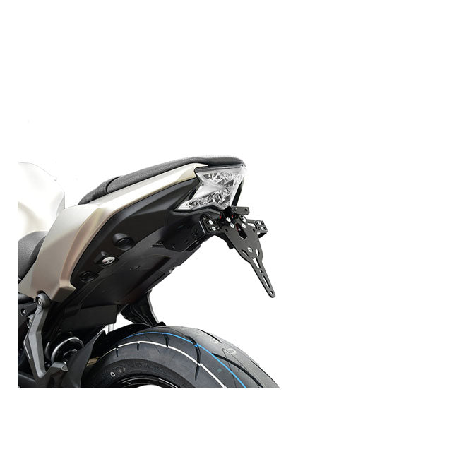 License Plate Bracket Pro Black For Kawasaki: 17-19 Z 650