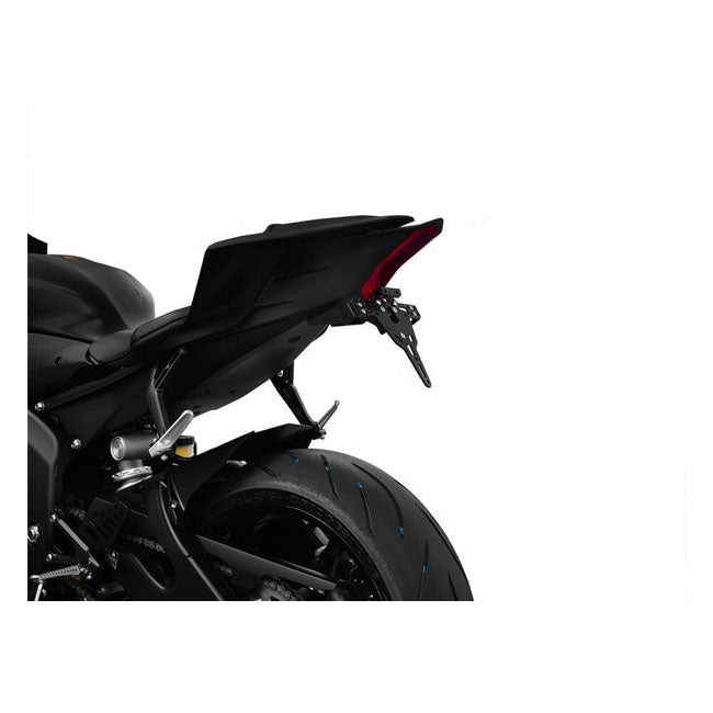 License Plate Bracket Pro Black For Yamaha: 17-18 YZF-R6